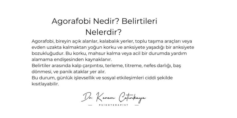 Agorafobi Nedir? Belirtileri Nelerdir?