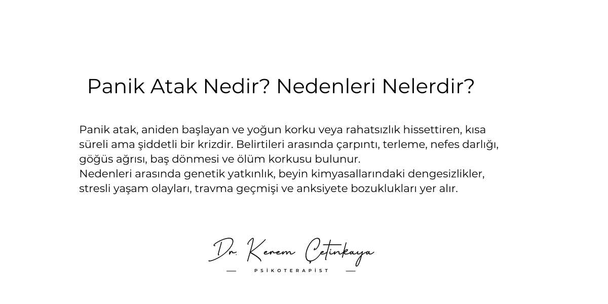 panik atak nedir