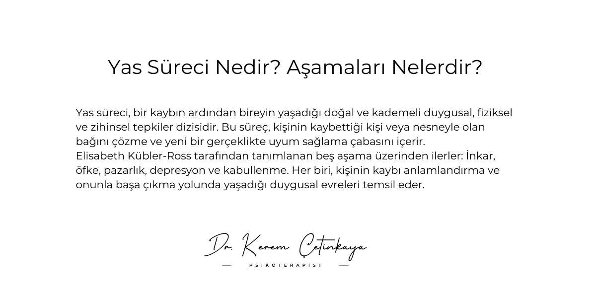 yas süreci nedir